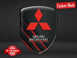 Mitsubishi Pegatinas Logo Negocio Edición Estrella Resistentes